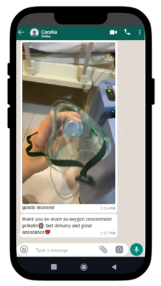 customer review fast delivery and great assistance from oxygen concentrator prihatin