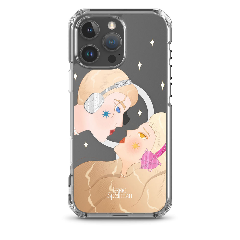 Thumbnail: Electric Kiss MagSafe® clear case for iPhone®