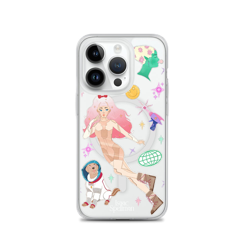Thumbnail: Stardust MagSafe® clear case for iPhone®
