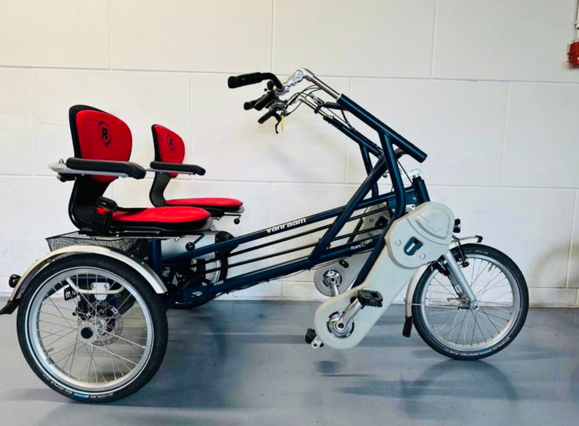 Mooie Van Raam Fun2Go, achtermotor, 880Wh accu, garantie!