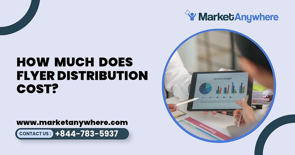 Blog image showing flyer distribution planning for how much does flyer distribution cost?