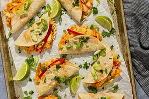 Buffalo Chicken Baked Tacos