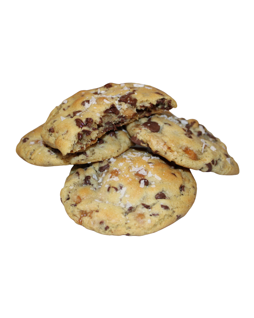 Chunky Salted Caramel Chocolate Chip Cookies