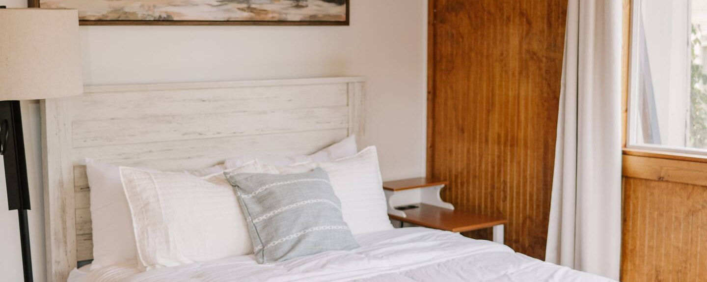 bedroom setup for san luis obispo bridal accommodations