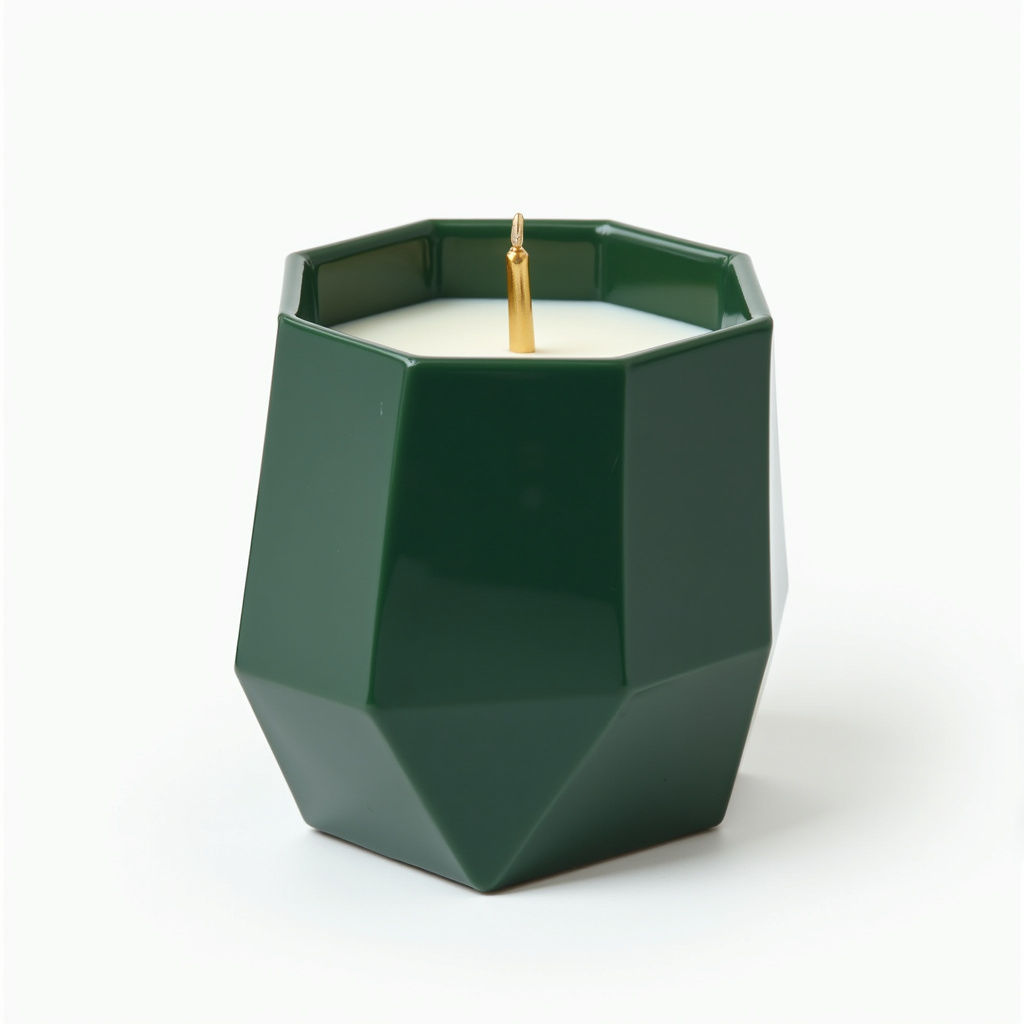 Geometric Sculptural Candle