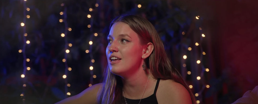 Kelsie Kimberlin in the music video of "Infinite Possibilities"