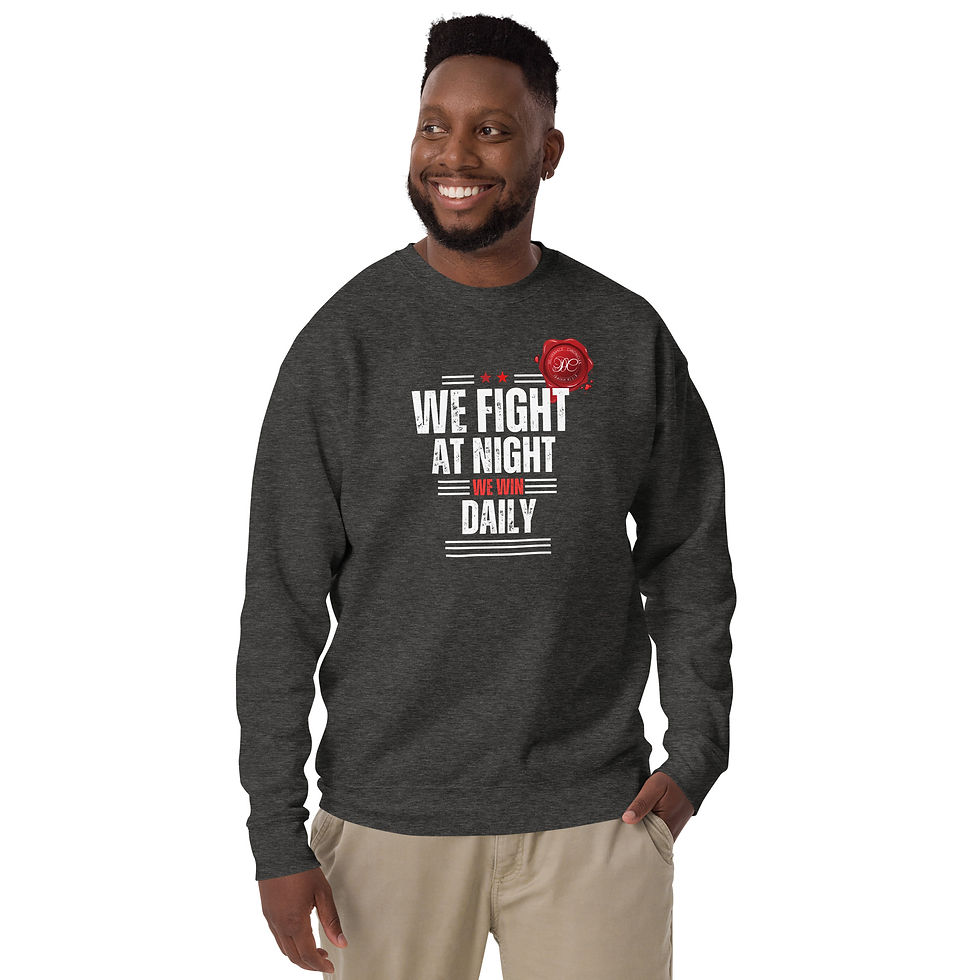 Thumbnail: We fight at night Sweatshirt