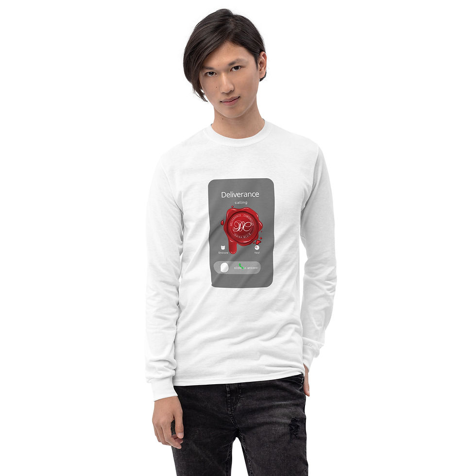 Thumbnail: Deliverance is calling Long Sleeve Shirt