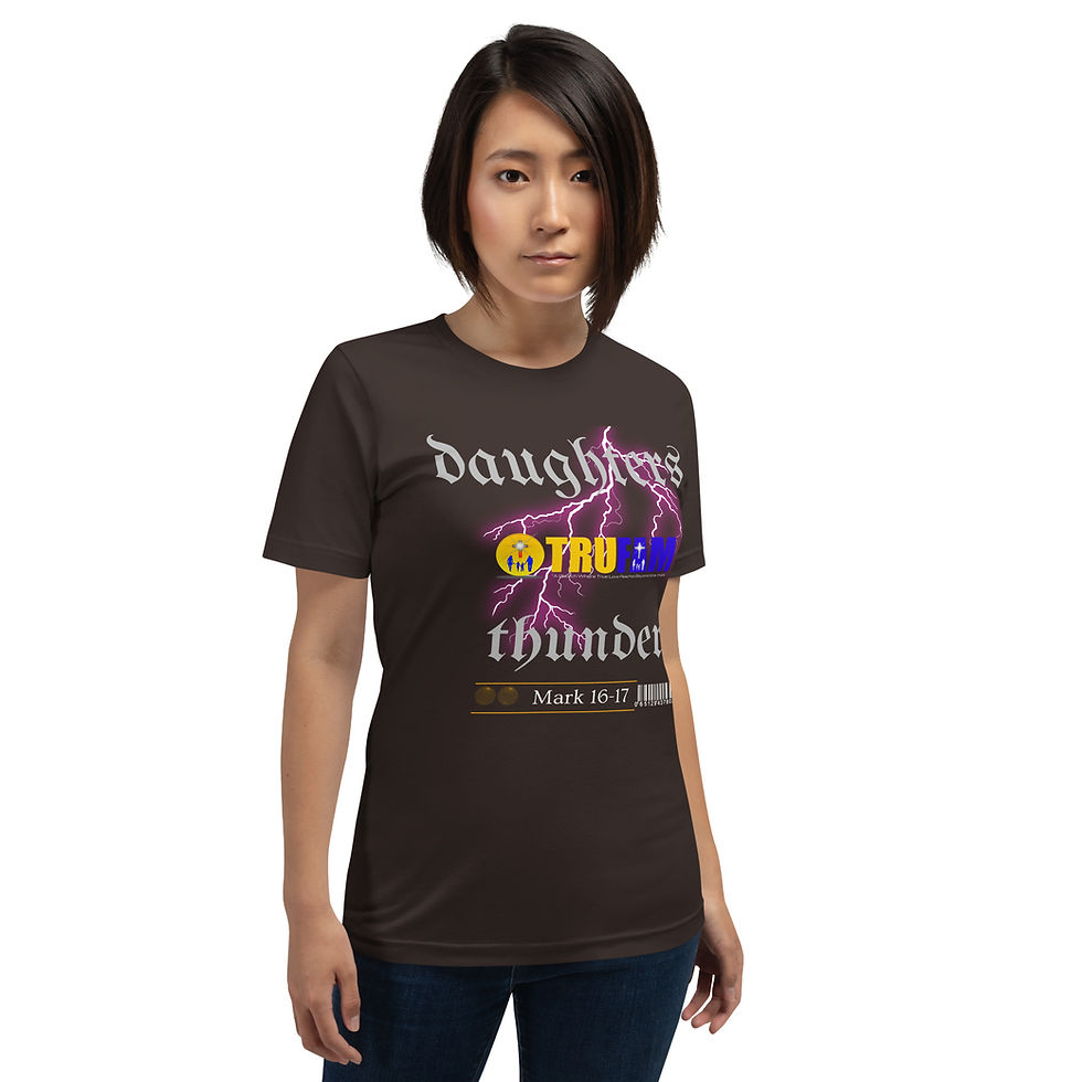 Thumbnail: Trufam Daughters of Thunder Unisex t-shirt