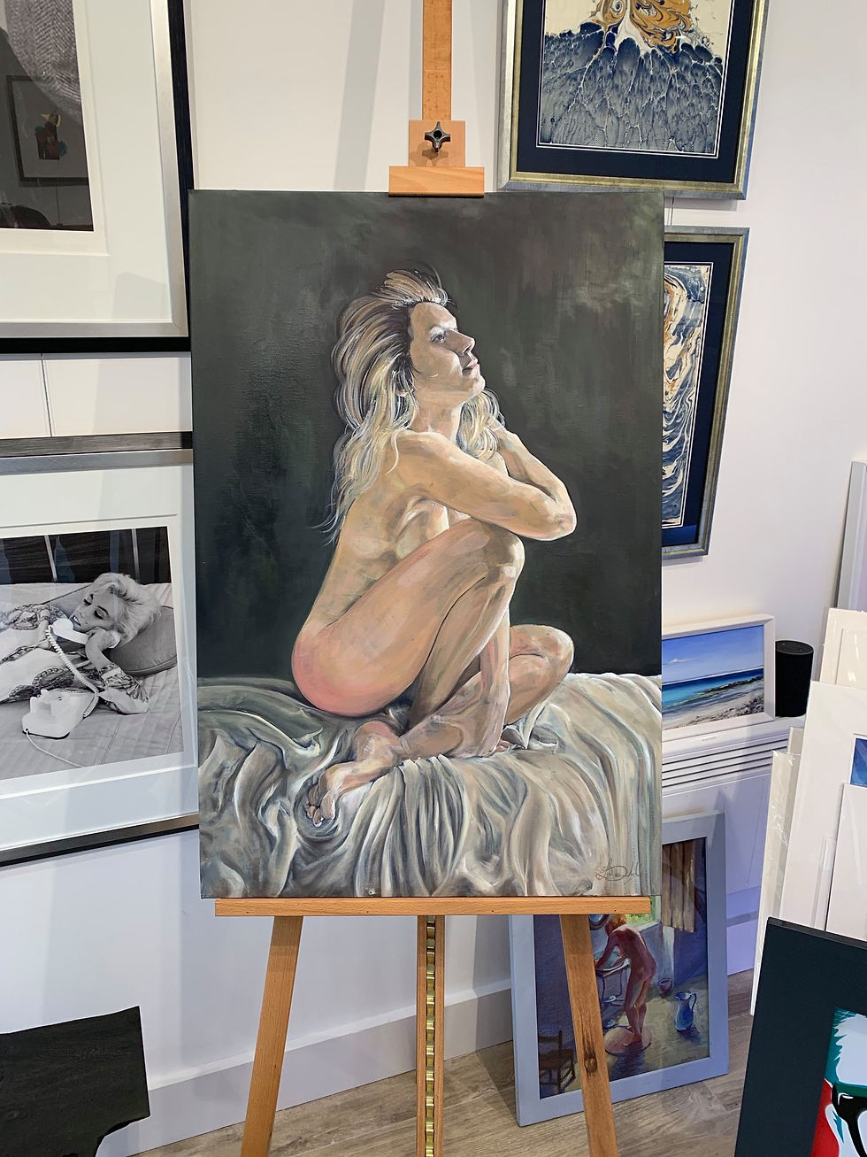 Oil painting by Luke Mcdonnell