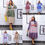Thumbnail: Elegant ladies colorful dress