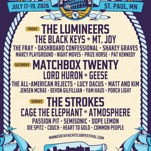 Minnesota Yacht Club festival reveals lineup: Lumineers, Matchbox Twenty, The Strokes, more