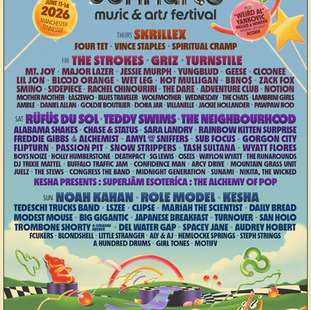 Bonnaroo announces 2026 lineup: The Strokes, Geese, Turnstile, Amyl, Wet Leg, Alabama Shakes & more