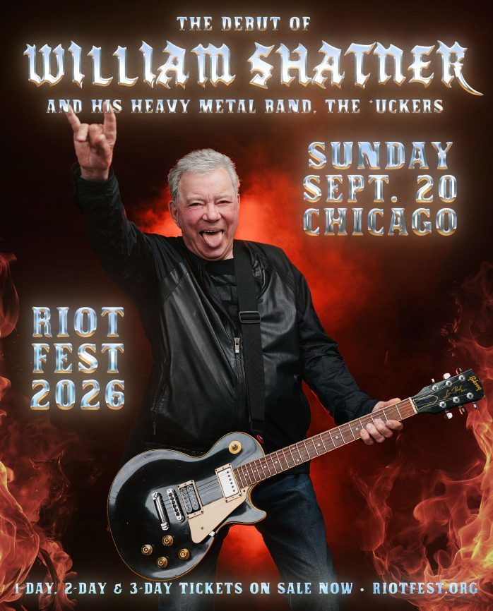 William Shatner's metal project to make live debut at Riot Fest