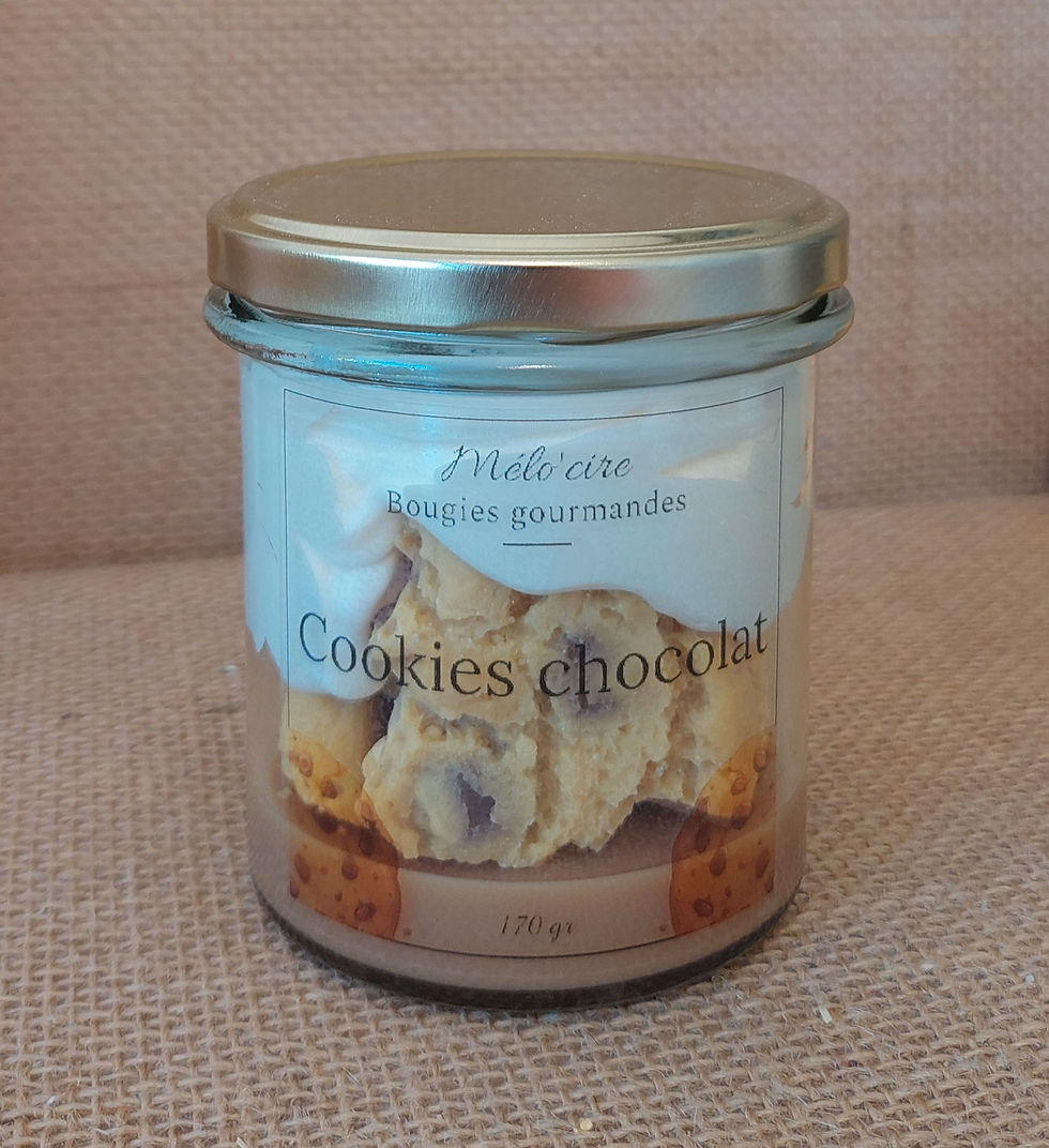 Miniature : Bougie gourmande COOKIES CHOCOLAT