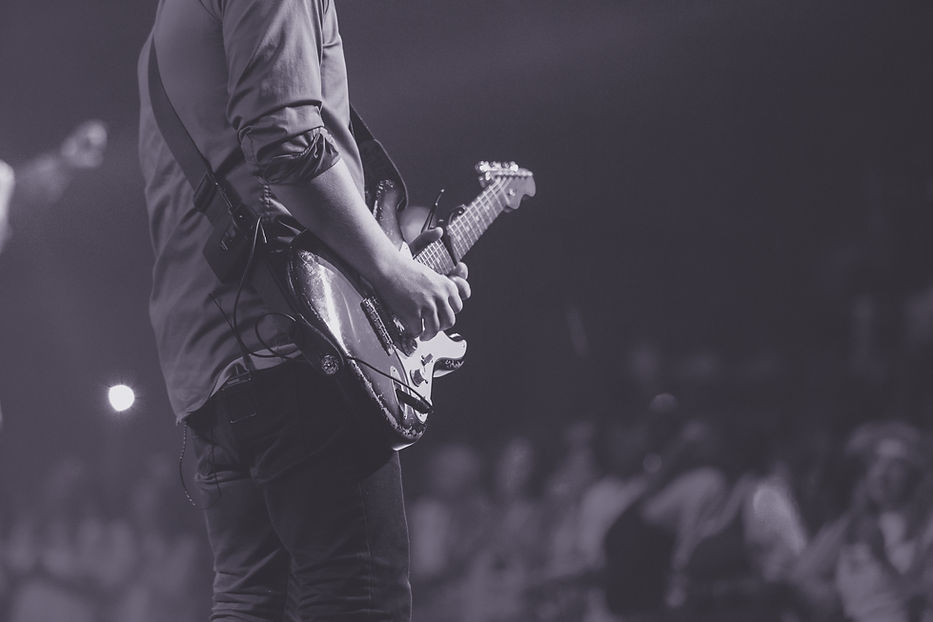 Hands on the Guitar