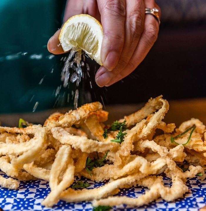 Upper Deck Bistro, Paignton, Calamari