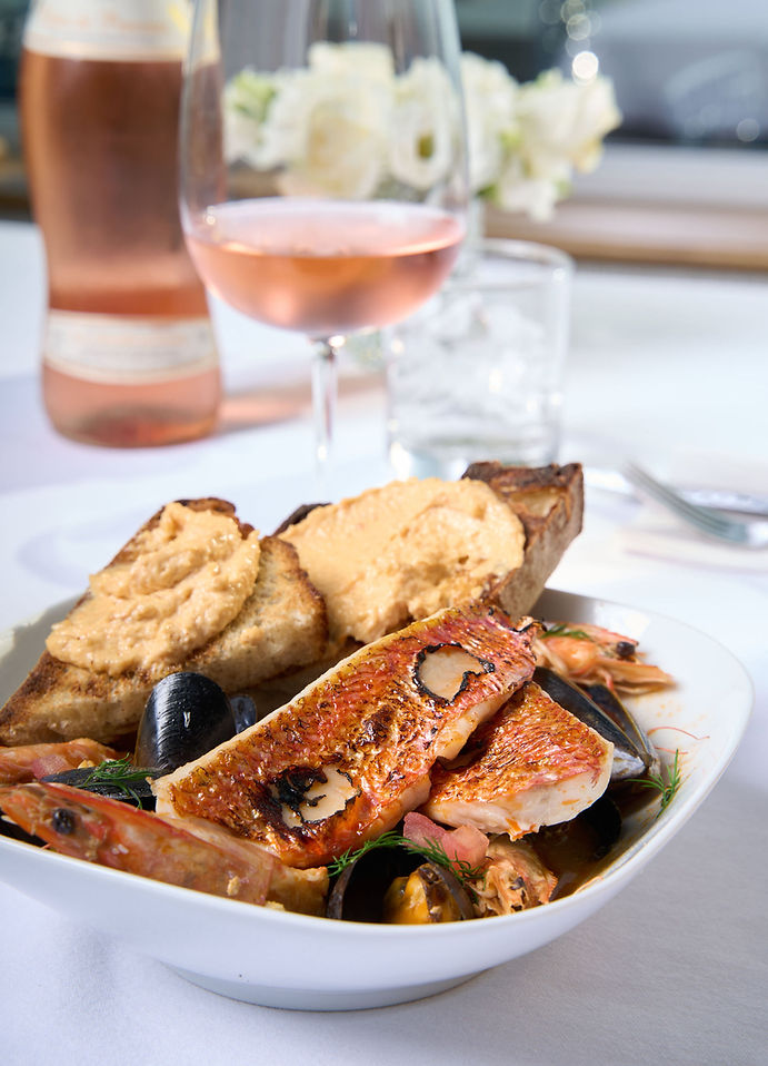 Fresh fish directly from Brixham Fish Market, at the upper deck bistro Paignton