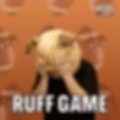 MUG Root Beer GIF shows their brand mascot in sadness after a football loss, saying "ruff game."