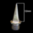 12mm Conical Pyramid Track & Field replacement spike