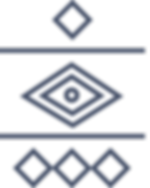 Navy triangles lines and circles