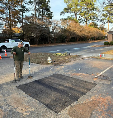 asphalt repair pothole after 