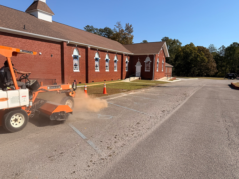 before line striping