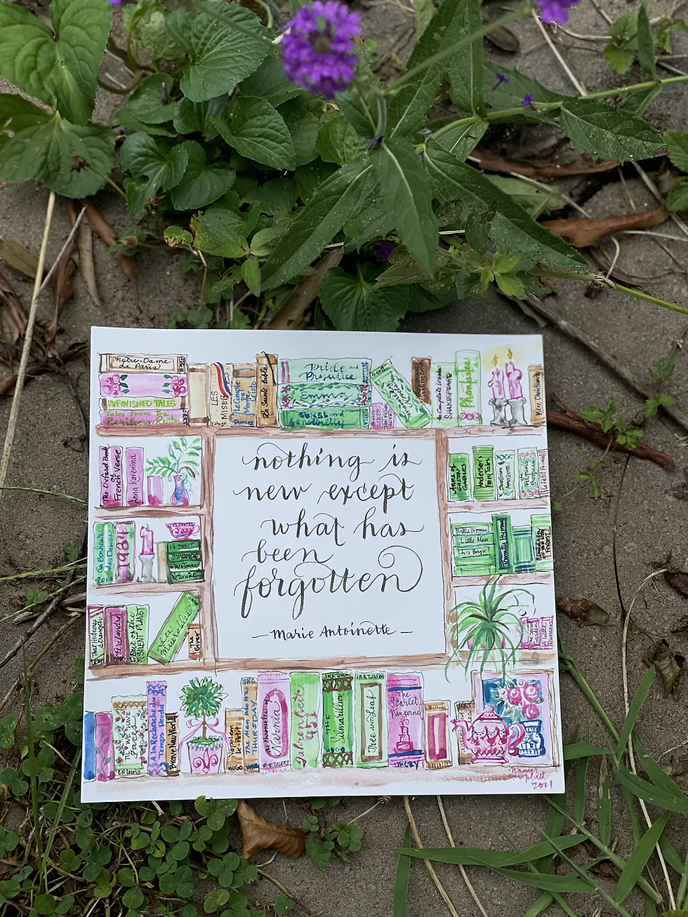 Thumbnail: Nothing is New Bookshelf print #3