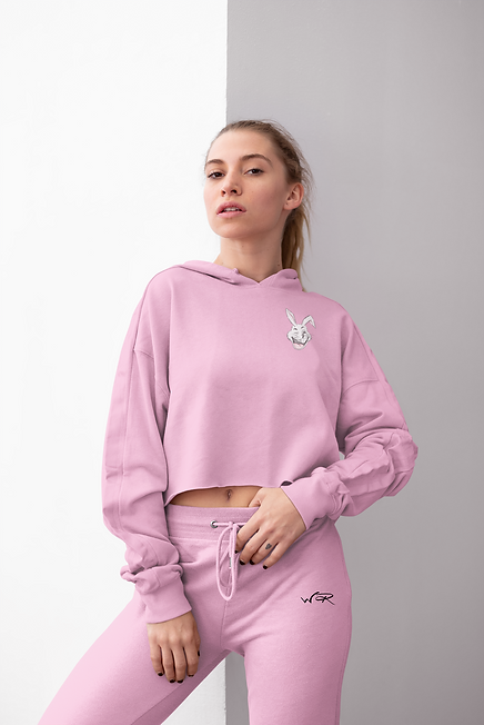 White Rabbits-crop-top-hoodie-and Joggers-Pink.png