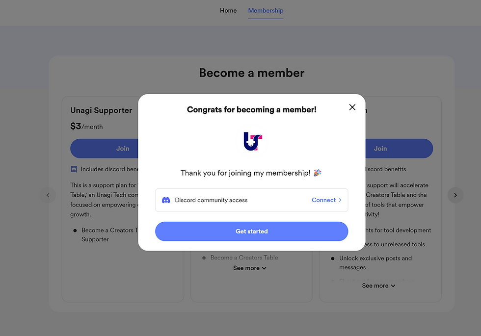 これで「クリエイターズテーブル」のメンバーに！