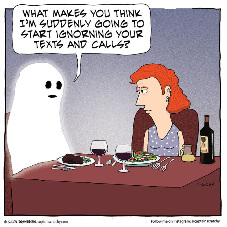Here's why dating a ghost can be tricky