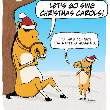 Why the long face? Christmas carols will have to wait