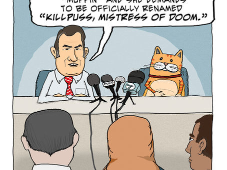 Cat suing her humans for giving her an awful name