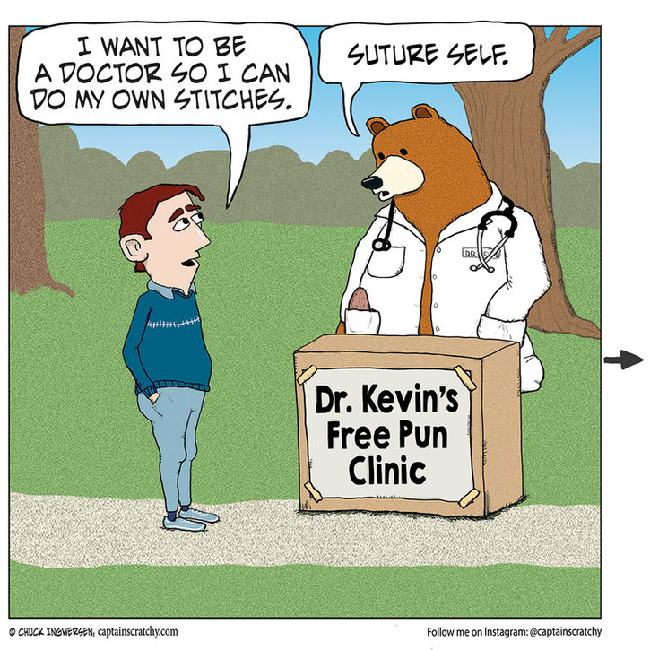 Can you bear a bad pun from a so-called doctor?