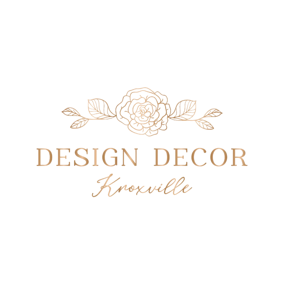 Design Decor Knoxville logo, specializing in interior design services and home decor retail.