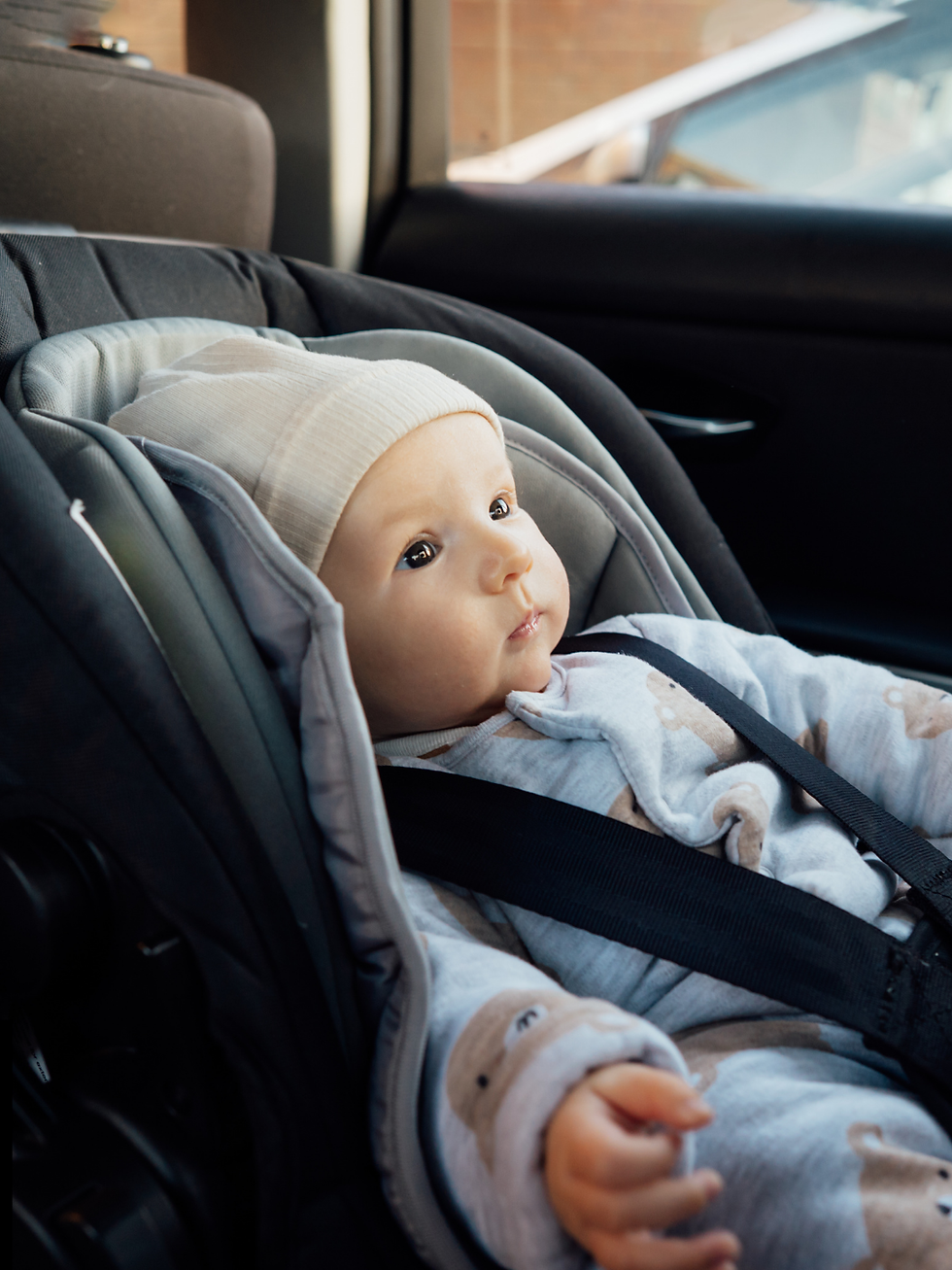 Baby in car seat
