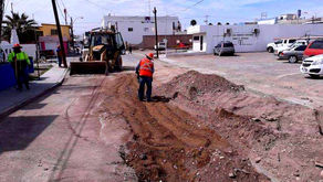 TUBERIAS DE ALCANTARILLADO EN ALGUNAS CALLES DEL CENTRO DE LA CIUDAD YA NO EXISTEN,ALGUNAS TIENEN UN