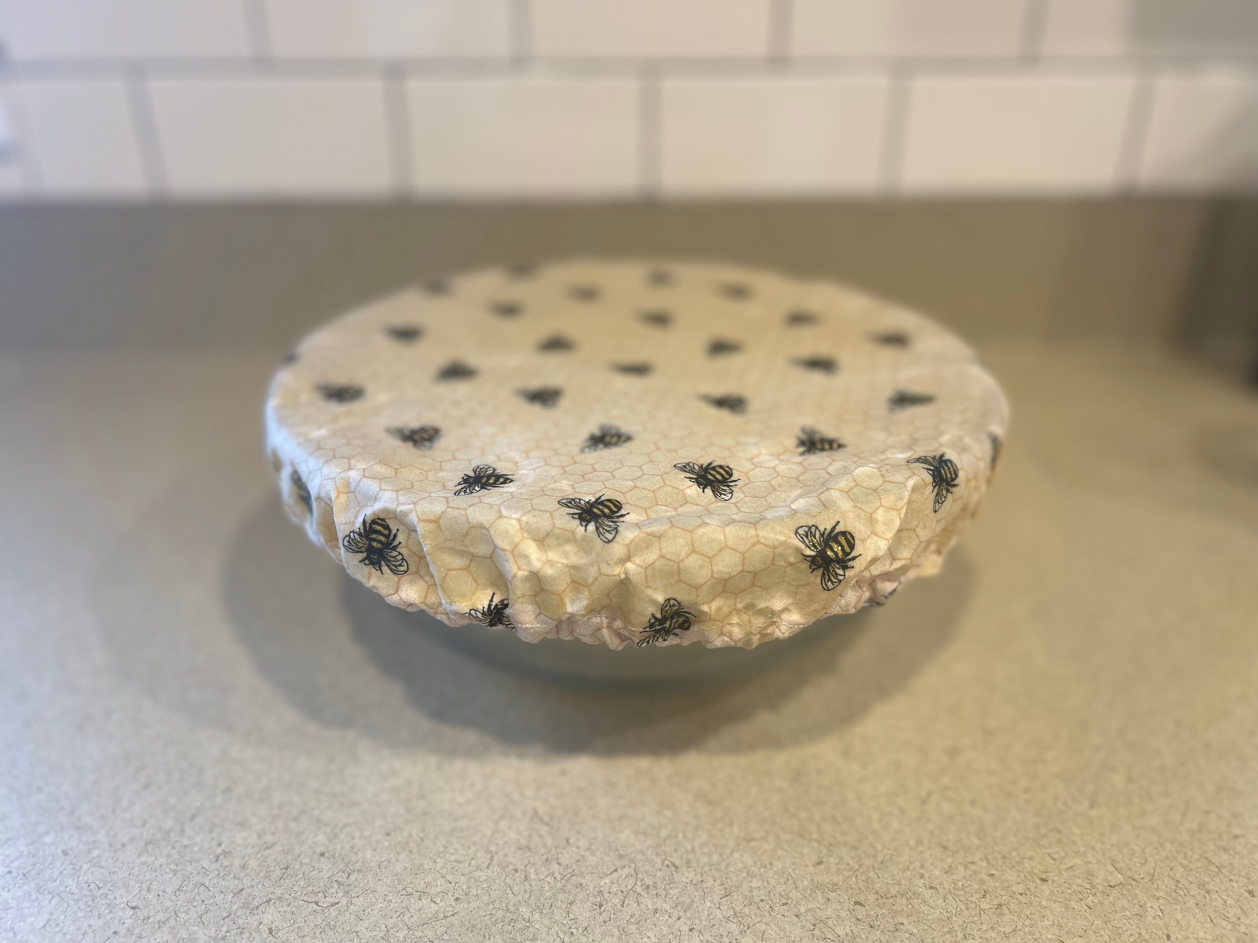 Reusable Beeswax Bowl Cover