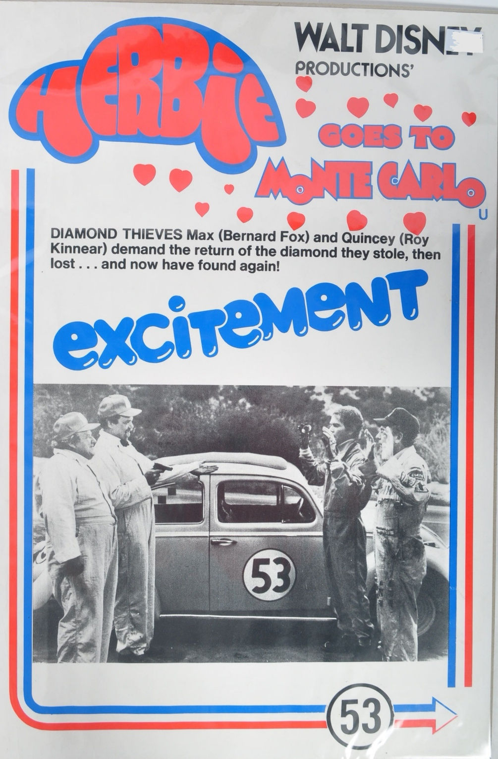 Herbie Goes To Monte Carlo (set of 4)