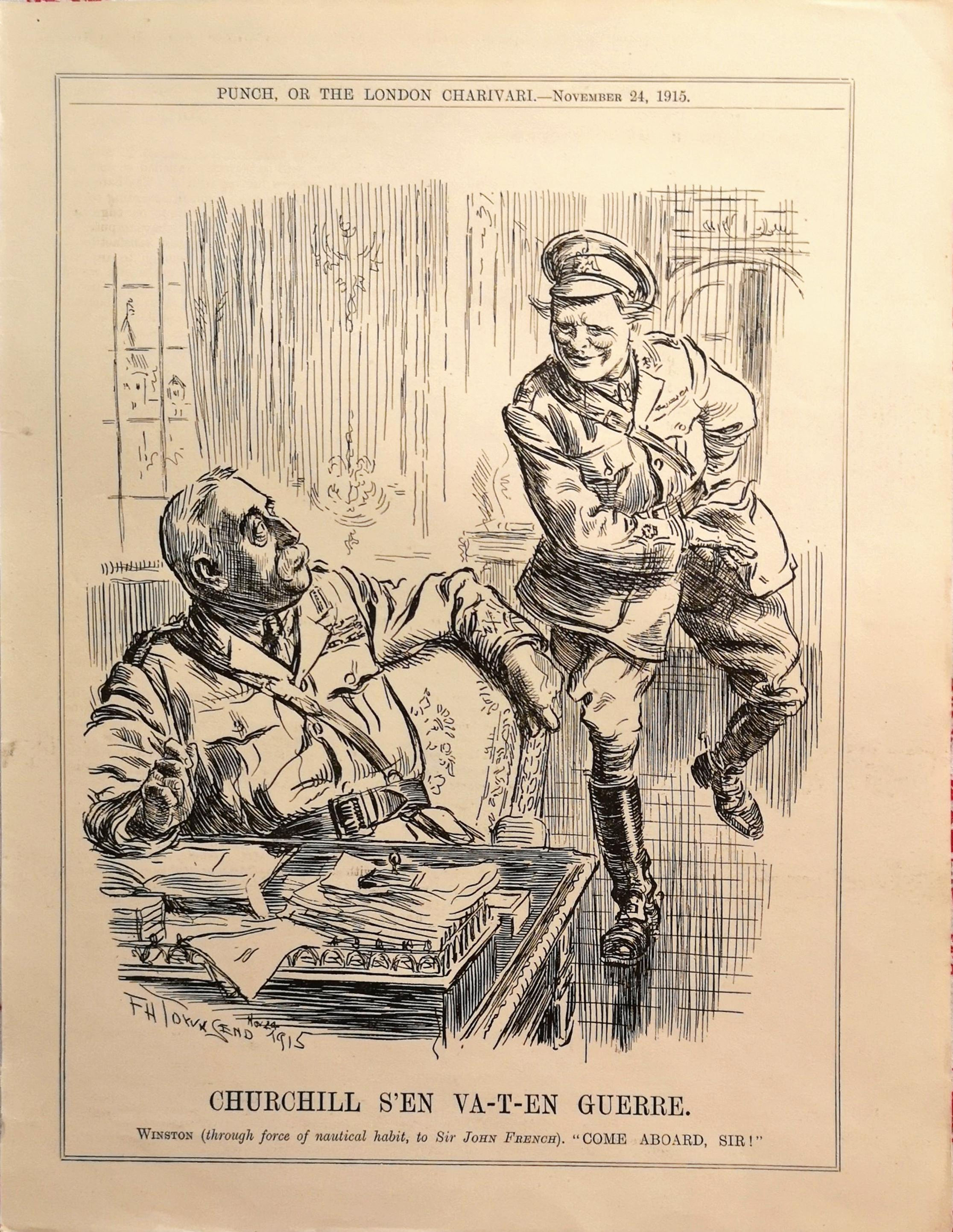 Churchill: "Come on board Sir" 