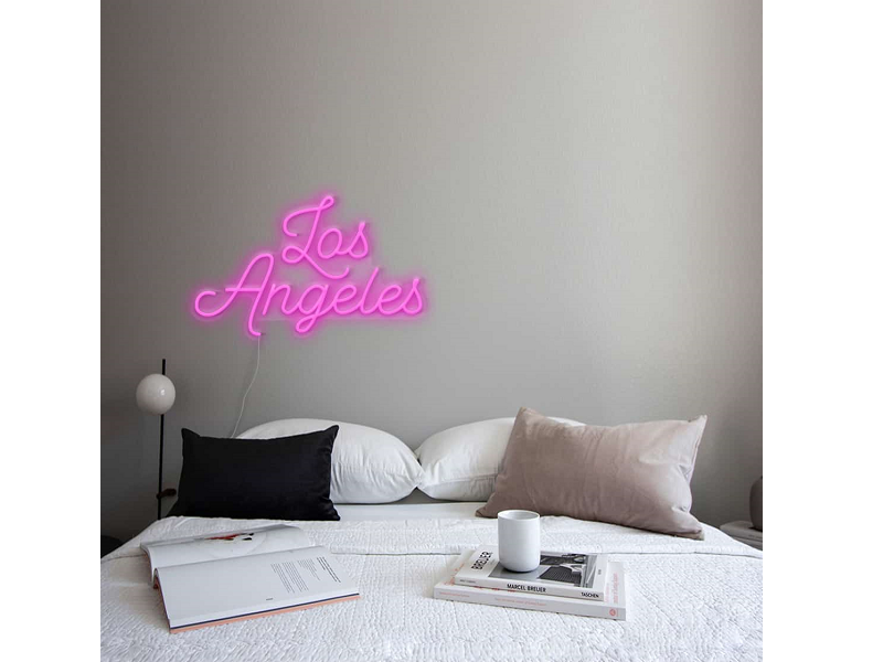 Miniatura: Lampada Led scritta Los Angeles Candy Shock