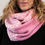 Thumbnail: Pink and white mixed knit scandi snood