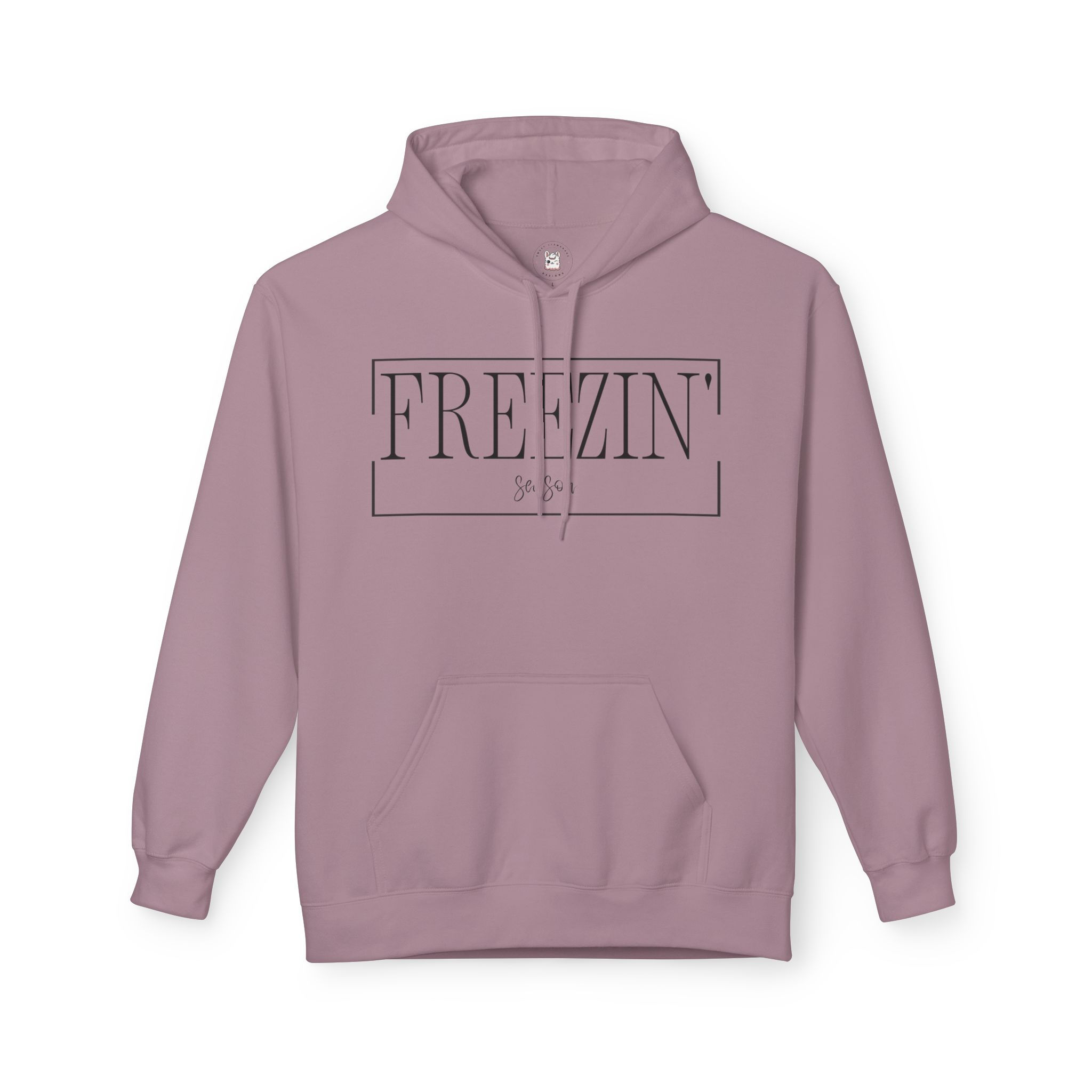 Freezin' Season Unisex Fleece Hoodie, Holiday, Cozy Sweatshirt, Casual Wear