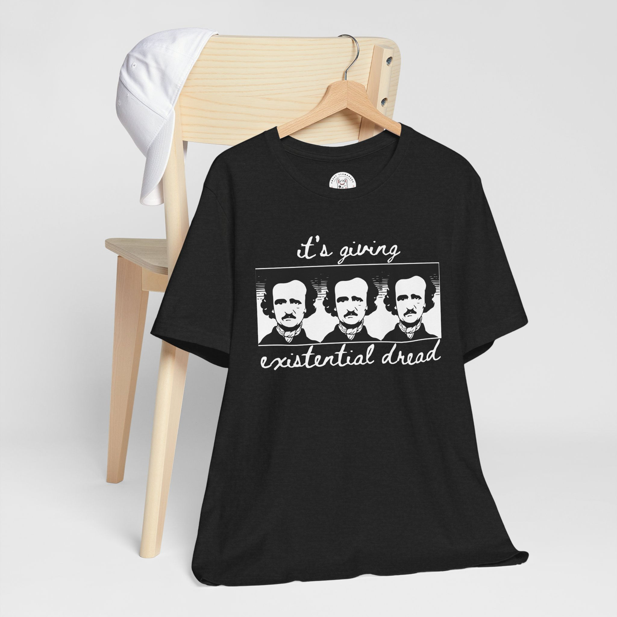 Edgar Allan Poe Tee, It's Giving Existential Dread T-Shirt, Book Lover Shirt