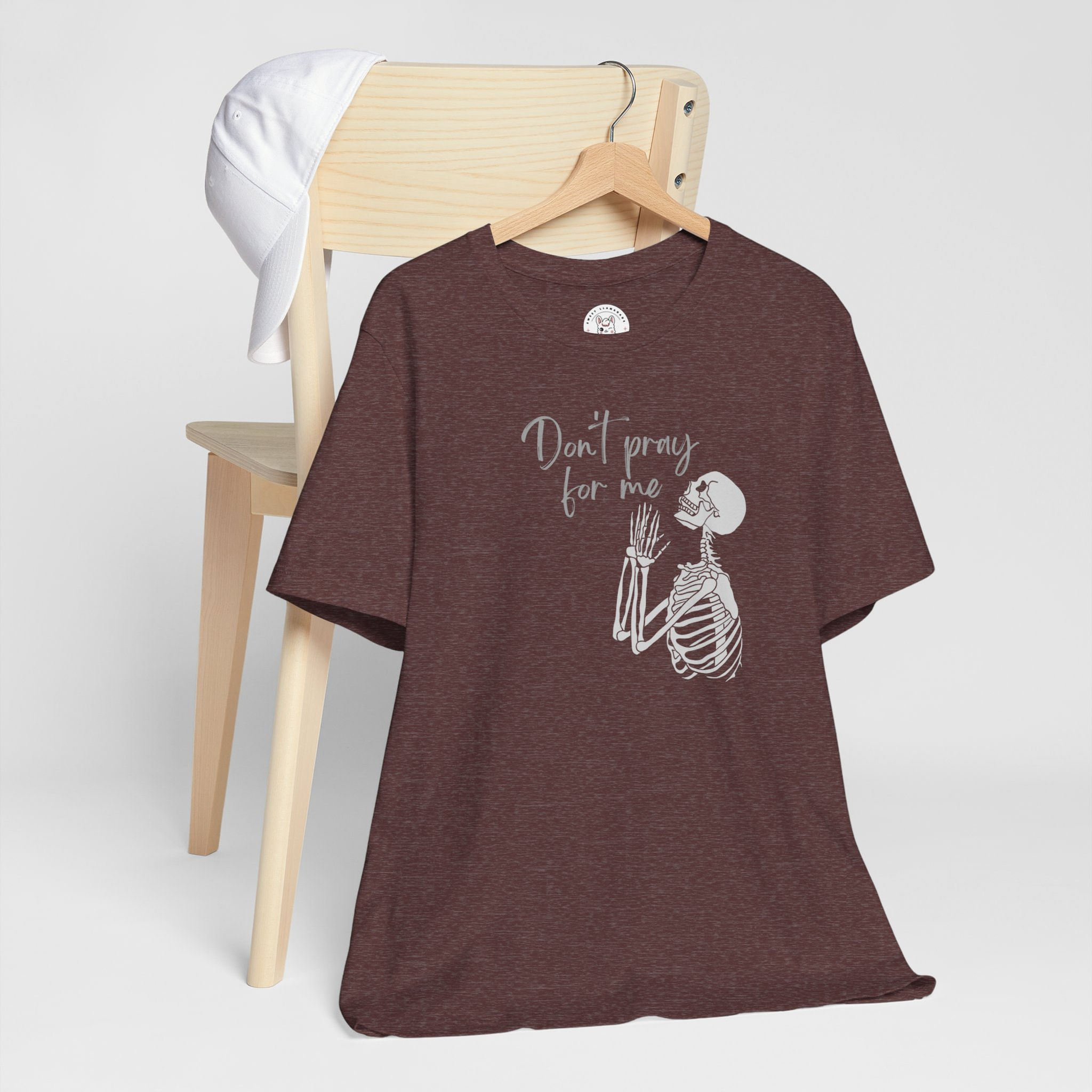 Don't Pray for Me Tshirt, Skeleton Tee