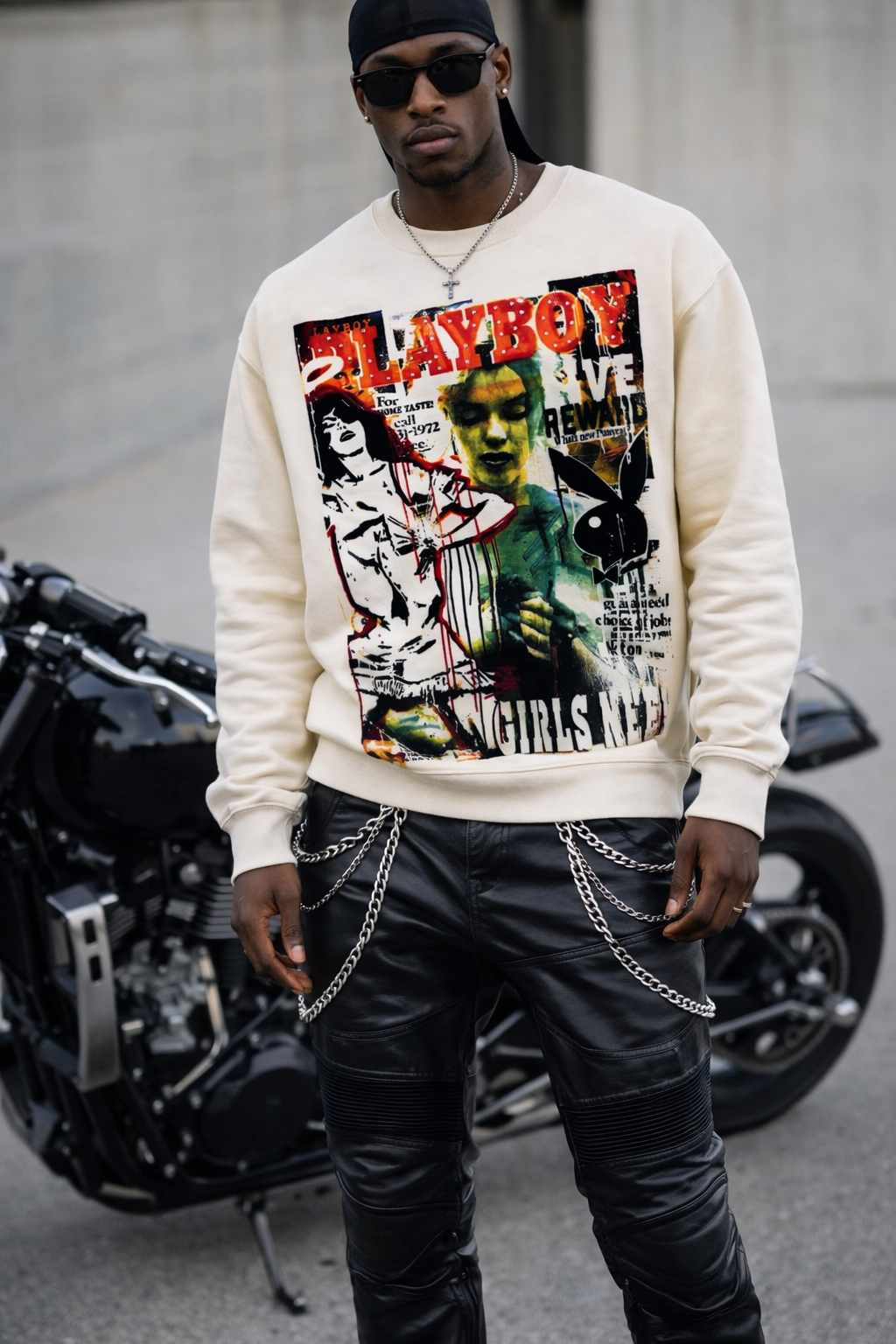 PLAYBOY CREWNECK SWEATER 