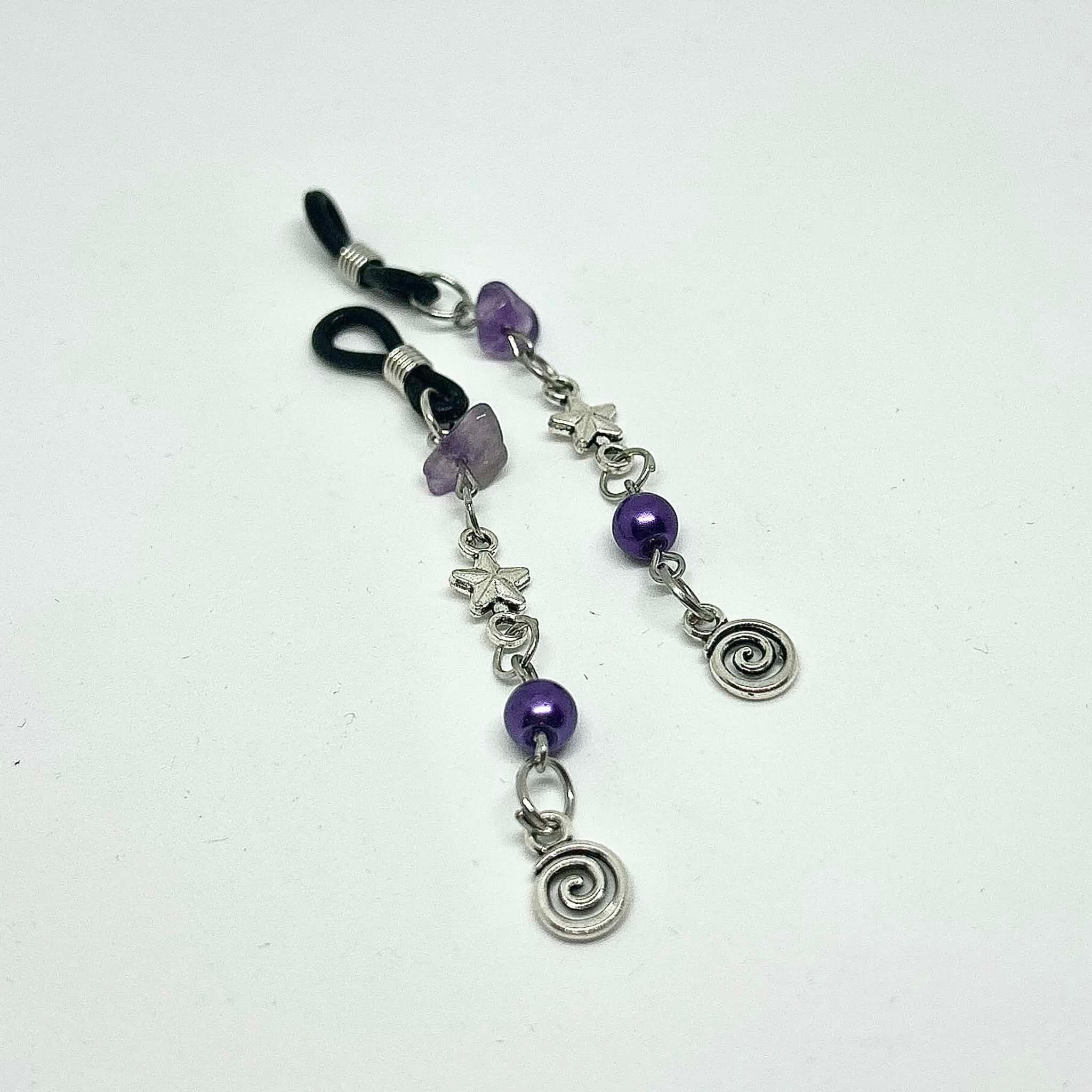 Violet Dreams Glasses Charm