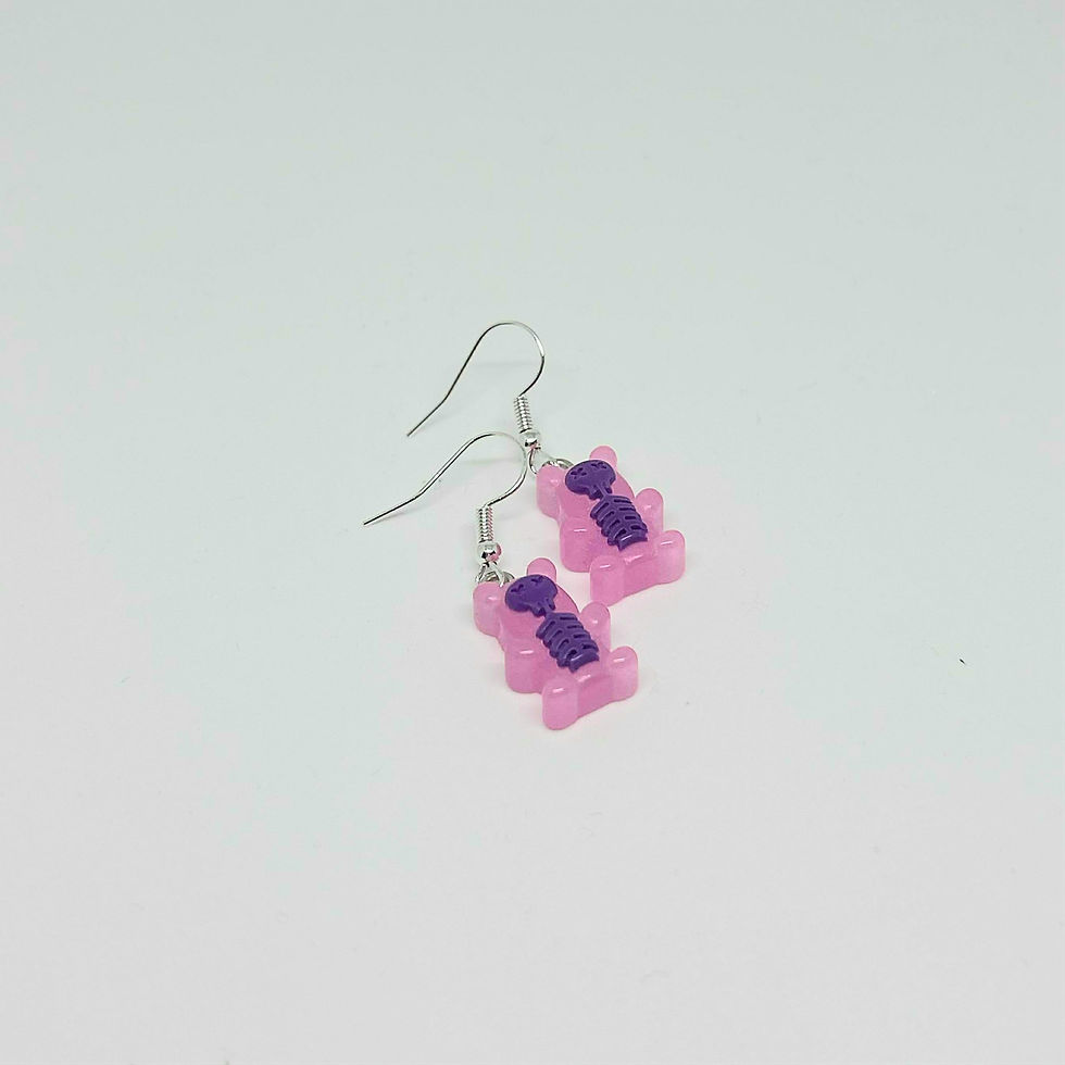 Gummy Skelly Earrings