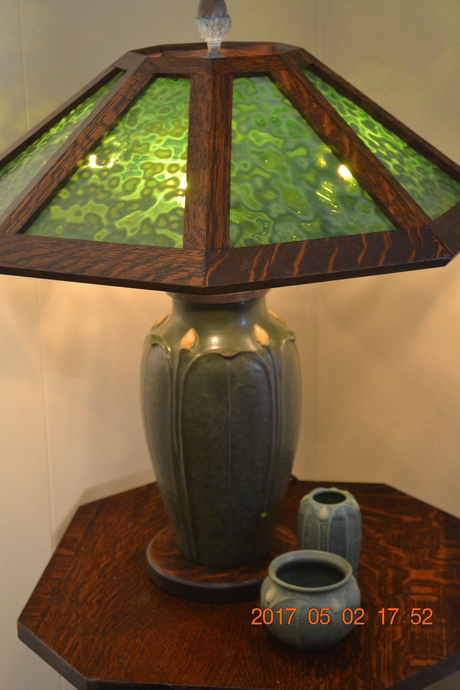 Art Pottery Ephraim Grueby 101 Style Table Lamp