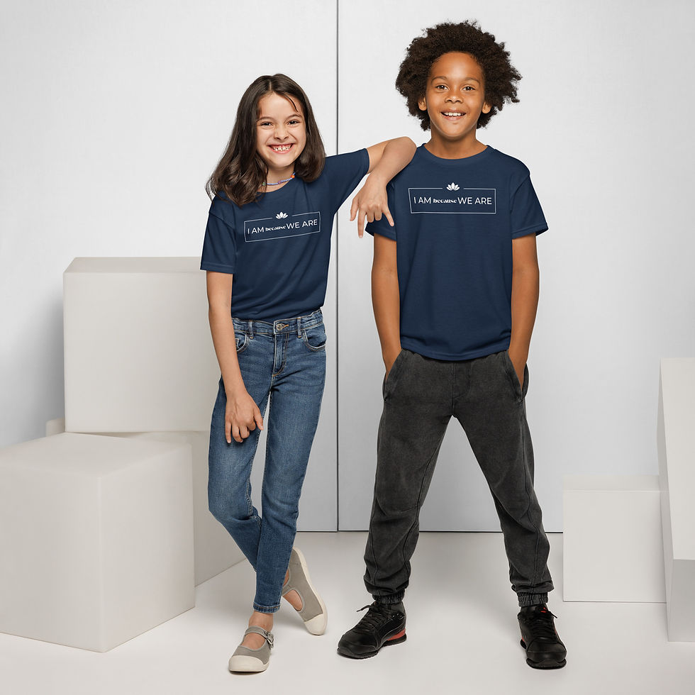 Thumbnail: I Am Because We Are - Lotus - Youth T-Shirt